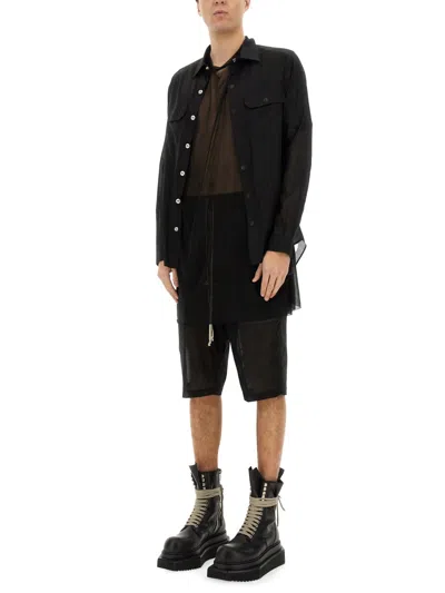 Rick Owens Men Outershirt In Celadon