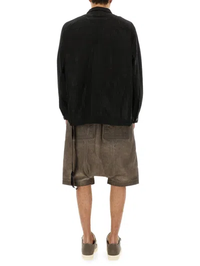 Rick Owens X Drkshdw Outershirt "jumbo" In Black