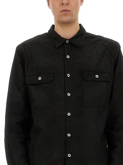 Rick Owens X Drkshdw Outershirt "jumbo" In Black
