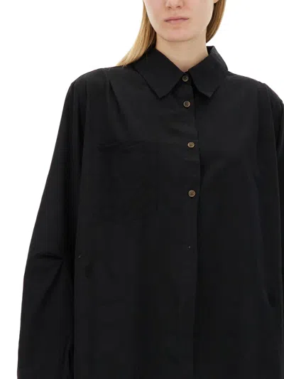 Our Legacy Oversized Long-sleeve Shirt In Black