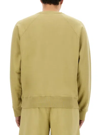 Maison Kitsuné Oversize Sweatshirt In Yellow