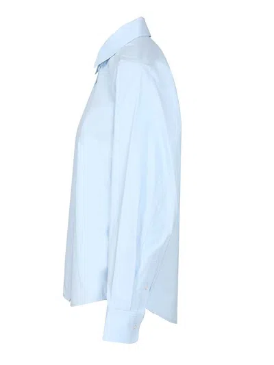 Alexander Wang Shirt With Removable Logo Tag In Blue