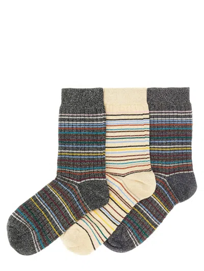 Paul Smith Pack Of Three Socks In Multi