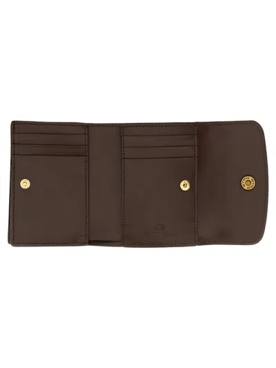 Etro Paisley Pattern Wallet With Compact Design And Slim Shape
