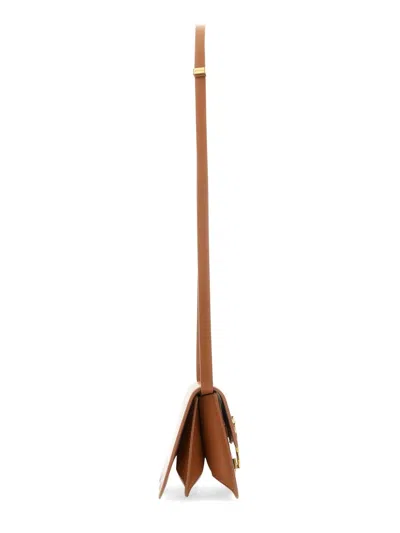 Palm Angels Beach Bag With Scalloped Edge And Palm Tree Motif