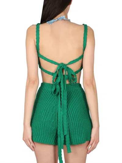 Alanui Palm Springs Bralette In Green