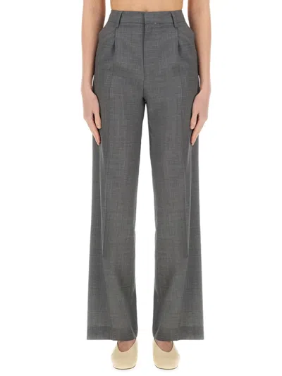Pt Torino Lola Wool And Cashmere Flanel Fabcy In Gray