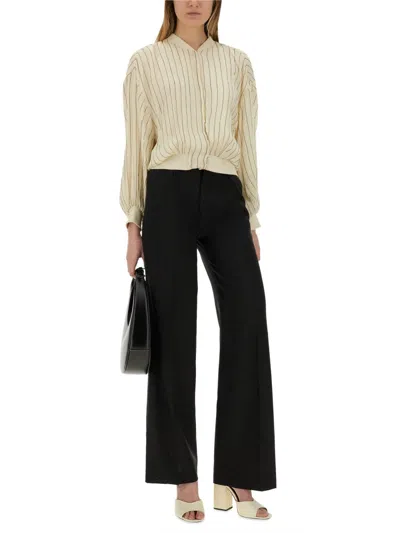 Pt Torino Lola Fine Cavallery Stretch Twill In Black