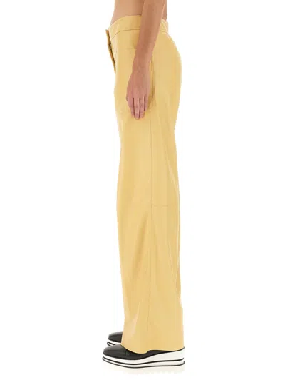 Stella Mccartney Pants In Alter Mat In Yellow