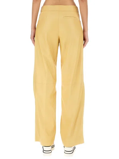 Stella Mccartney Pants In Alter Mat In Yellow