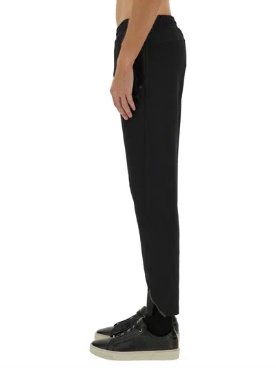Hugo Boss Boss Track-pants In Technical Fabric In Black