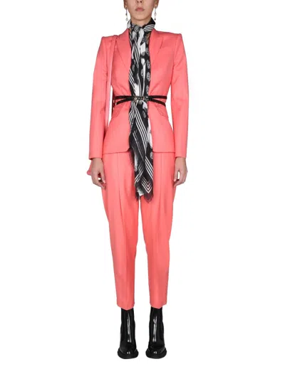 Alexander Mcqueen Pants Peg Leg