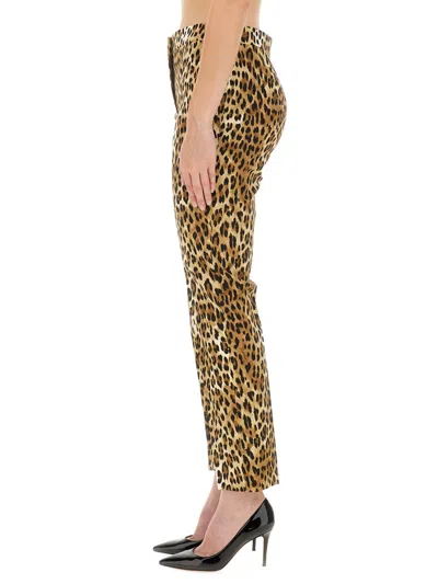 Moschino Women's Pants With Animal Pattern
