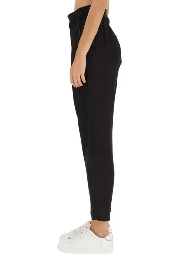 Fabiana Filippi High Waist Relaxed Fit Straight Leg Trousers In Black