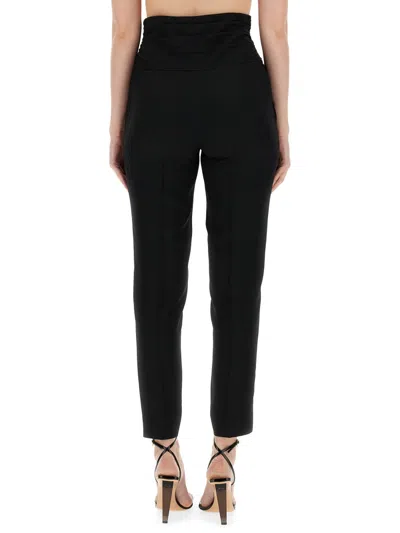 Moschino Couture Pants With Heart Application In Black