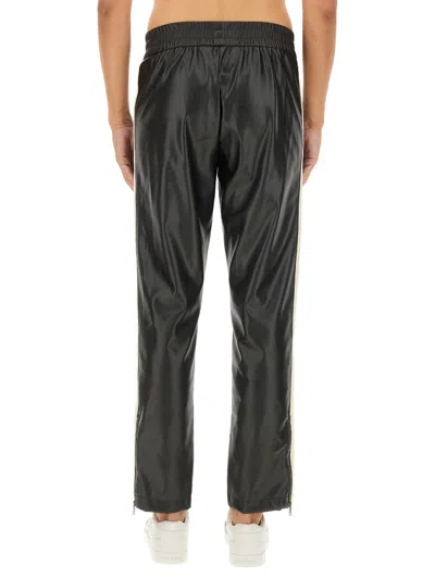 Palm Angels Pants With Logo In Black
