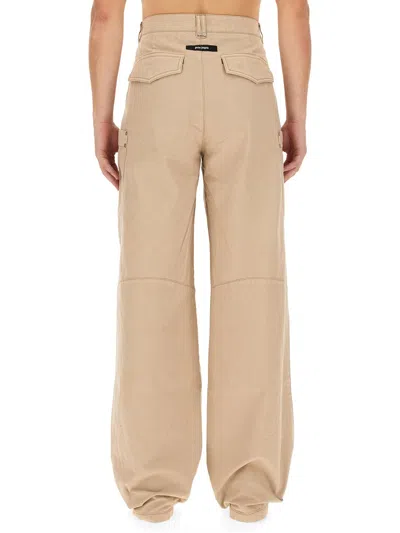 Palm Angels Parachute Pants In Neutral