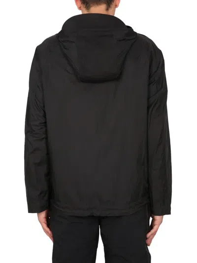 Ten C Parka Short Combo Bonded In Black