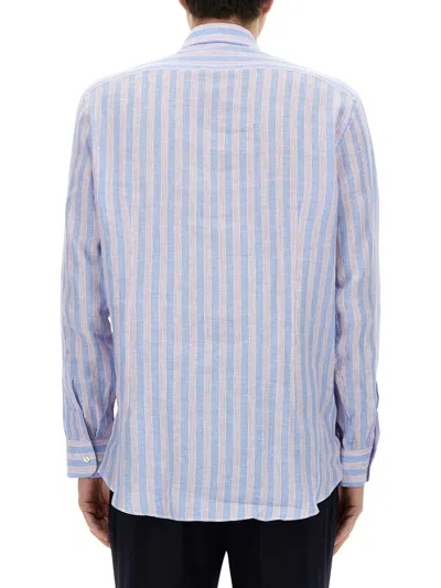 Etro Pegasus Logo Shirt In Blue