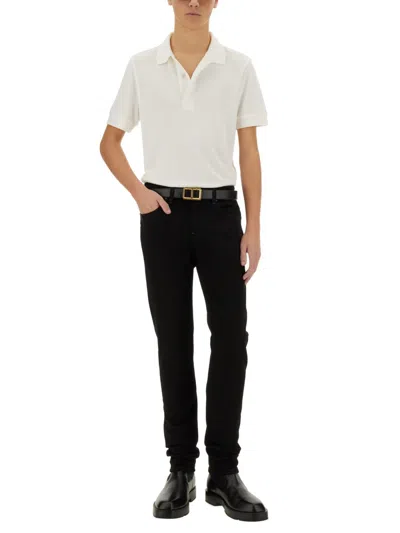 Tom Ford Towelling Polo In White