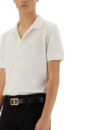 Tom Ford Towelling Polo In White