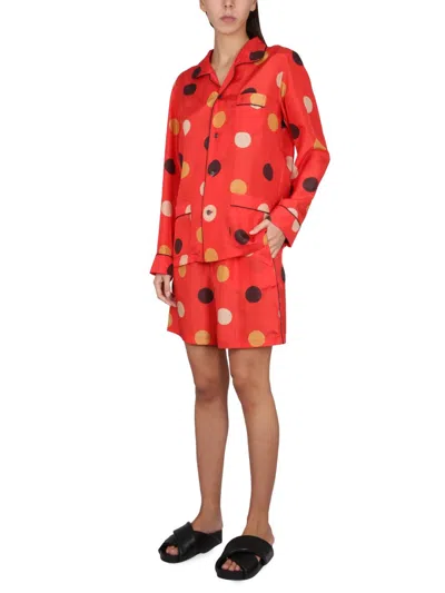 Aspesi Polka Dot Poison Shirt In Multi
