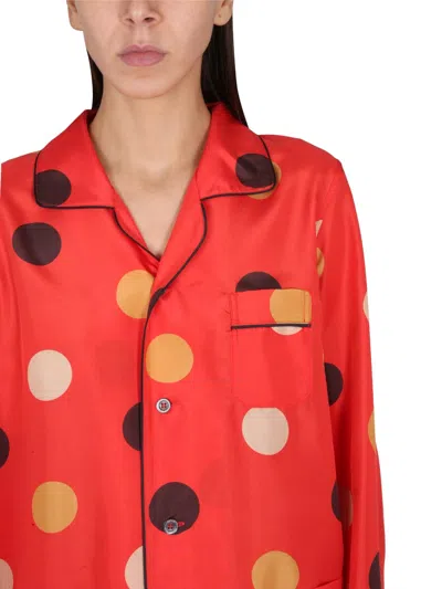 Aspesi Polka Dot Poison Shirt In Multi