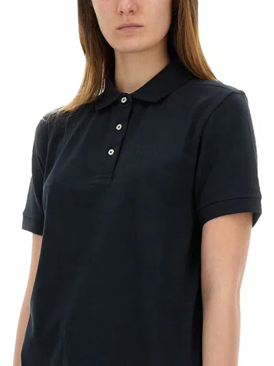 Barbour Polo "bowford" Short Sleeves In Black
