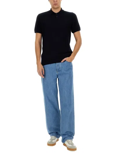 Apc A.p.c. Polo "jay" In Black