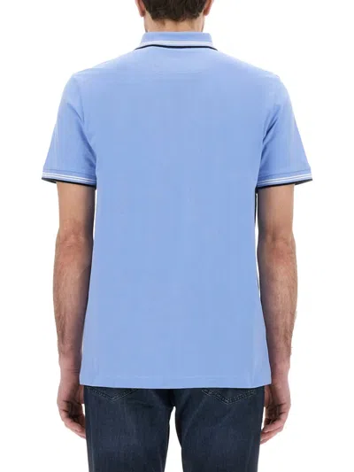 Hugo Boss Boss Polo "paul" In Blue
