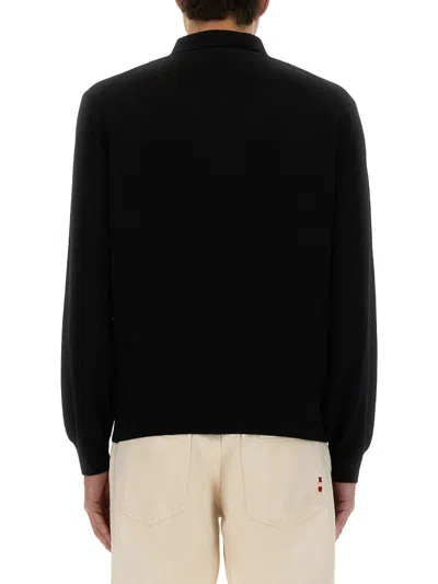 Maison Kitsuné Woolen Sweatshirts Family In Black