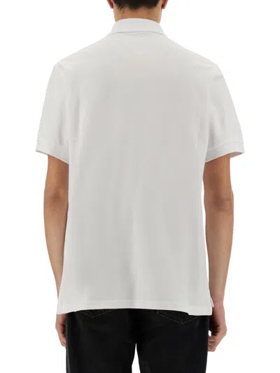 Belstaff Polo With Logo In White