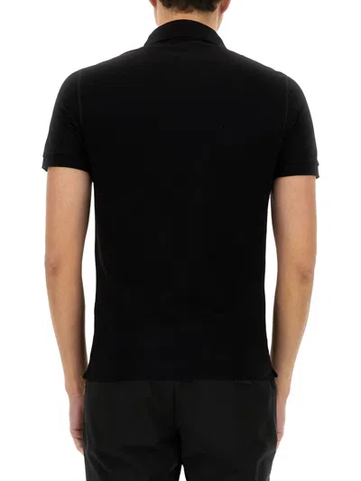 Dolce & Gabbana Polo With Logo In Black