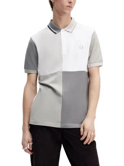 Fred Perry X Beams Polo With Logo In Gray