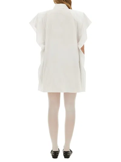 Stella Mccartney Poplin Dress In White
