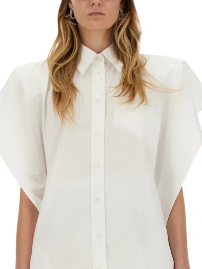 Stella Mccartney Poplin Dress In White