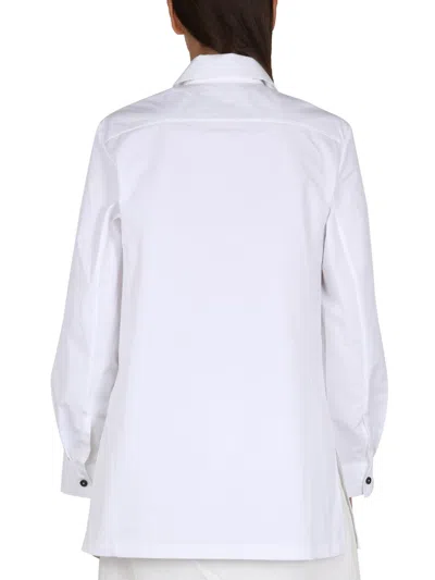 Jil Sander Women Poplin Shirt In White