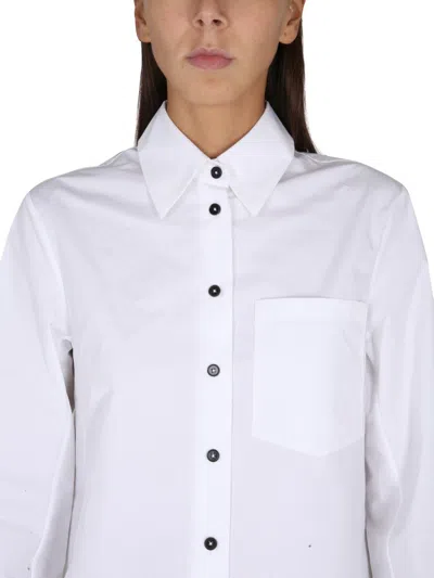Jil Sander Women Poplin Shirt In White
