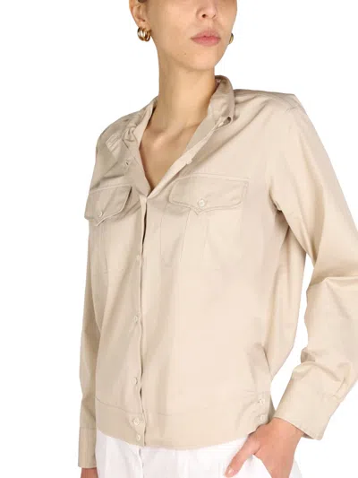Aspesi Poplin Shirt In Pink