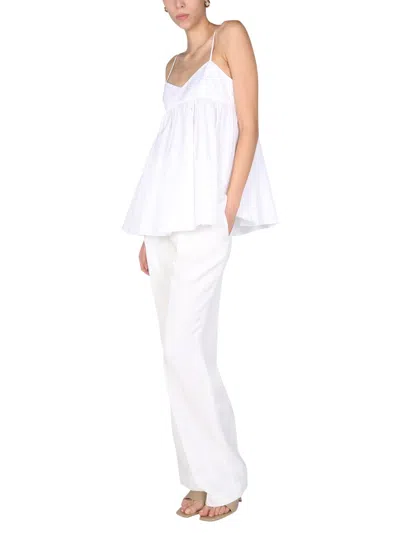 Aspesi Poplin Top In White