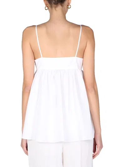 Aspesi Poplin Top In White