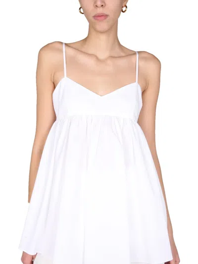 Aspesi Poplin Top In White