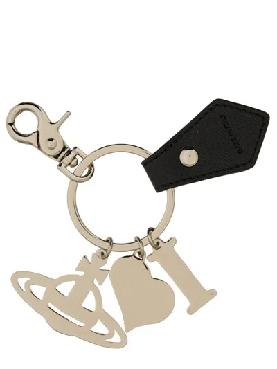 Vivienne Westwood Portachiave "i Love Orb"
