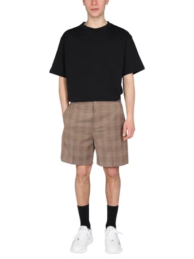 Givenchy Men's Prince Of Wales Pattern Bermuda Shorts
