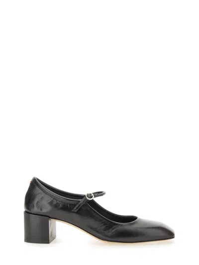 Aeyde Aeydē Anya Heels - Leather - Black In Black