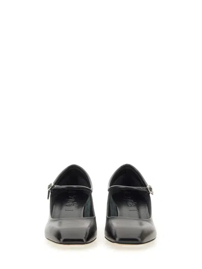 Aeyde Aeydē Anya Heels - Leather - Black In Black