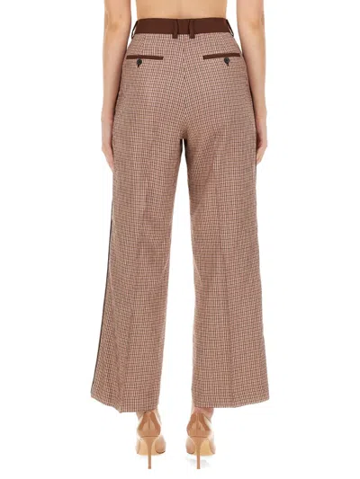 Ps By Paul Smith Ps Paul Smith Pleat Detailed Check Patterned Trousers In Multi