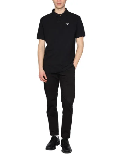 Barbour Regular Fit Polo Shirt In Black