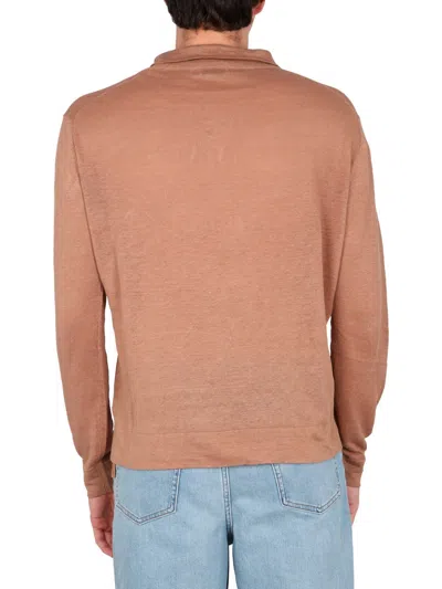 Ballantyne Regular Fit Polo Shirt In Brown