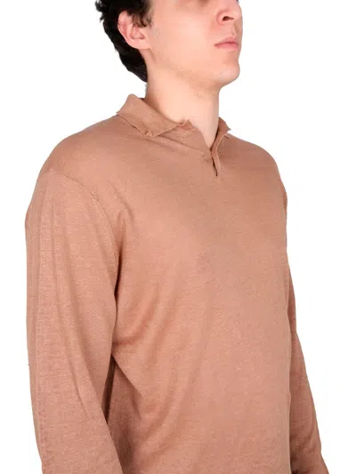 Ballantyne Regular Fit Polo Shirt In Brown